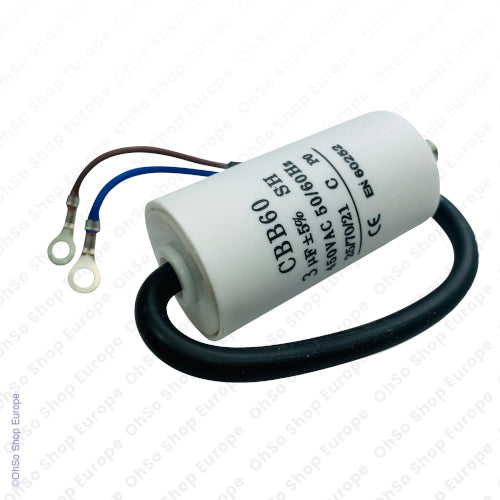 Universal Capacitor With Flylead Wire 3uF / 3 MFD 450 VAC
