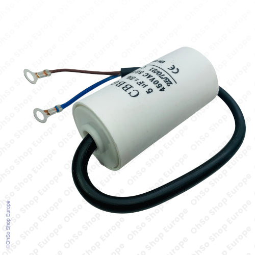 Universal Capacitor With Flylead Wire 5uF / 5 MFD 450 VAC