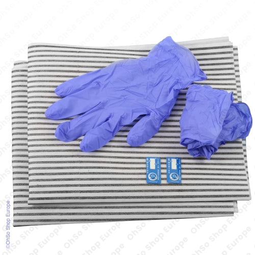 Universal 60cm Cooker Hood Filter Kit with Gloves & Timestrips (2 Filter Pack)