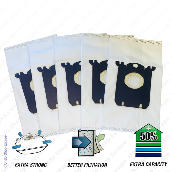 Compatible AEG Vacuum Cleaner Bags S-Bag Type 200B – Pack of 5