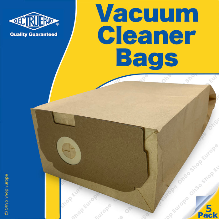 Electruepart Compatible Electrolux E50 / E60 & E60N Vacuum Bags – Pack of 5 (Fits Powerline, Boss, Smartvac)
