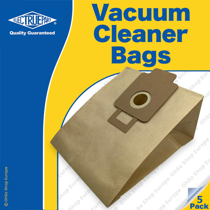 Electruepart Compatible Goblin Aztec Vacuum Bags – Pack of 5 (Fits 1200–1600 & 340 Series)