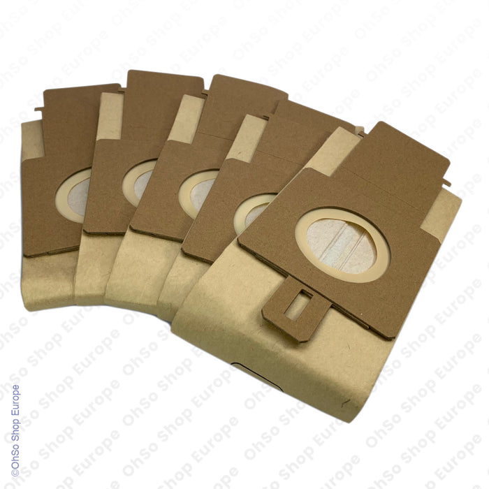 Electruepart Compatible Hoover H20 / H20A Vacuum Bags – Pack of 5 (Fits Purepower, Enigma, U3100-U3500 Series)