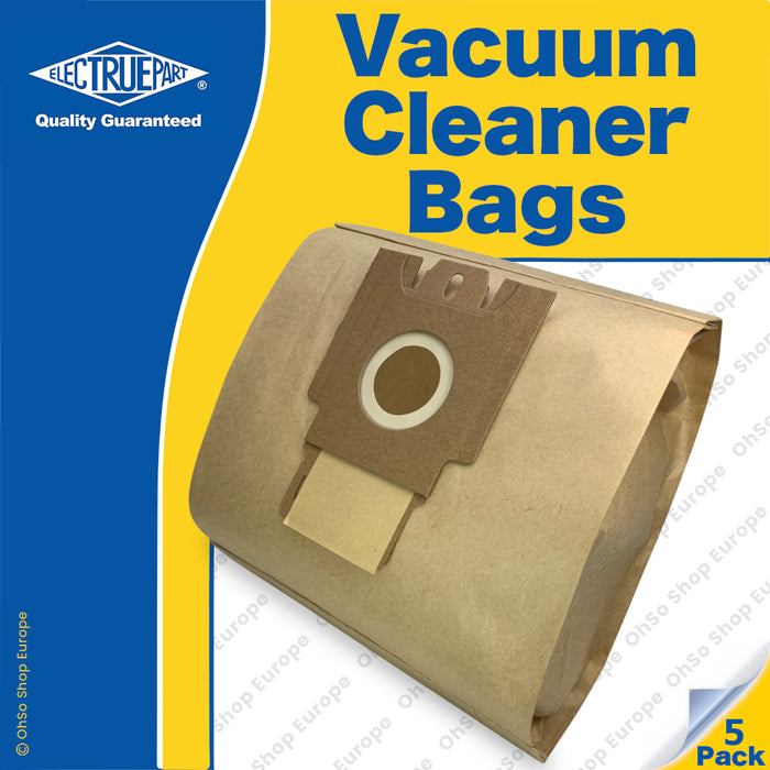 Electruepart Compatible Hoover H30 / H52 Vacuum Bags – Pack of 5 (Fits Arianne, Telios, Sensory, Purepower)
