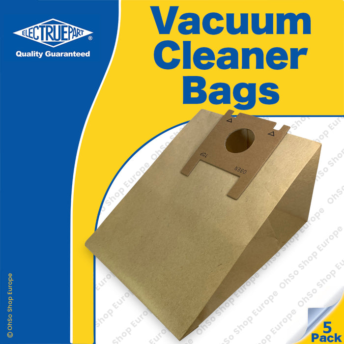Electruepart Compatible Rowenta ZR-45 Vacuum Bags – Pack of 5 (Fits Balloon & Tonixo Series)