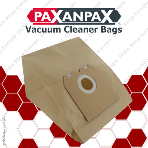 Electrolux E10, E42, E42N Compatible Vacuum Bags | Paxanpax Paper Bags (Pack of 5)