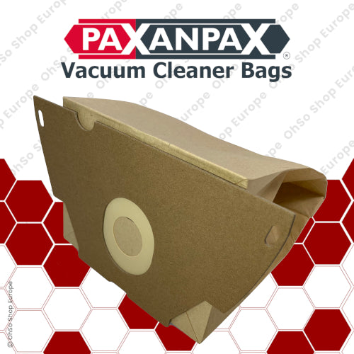Electrolux E44, E49 & E49N Compatible Vacuum Bags | Paxanpax Paper Dust Bags (Pack of 5)