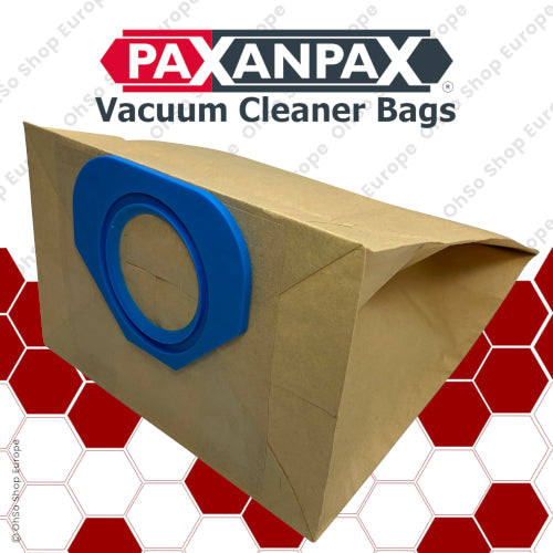 Nilfisk GA70, GS80 & GM90 Compatible Vacuum Bags | Paxanpax Paper Dust Bags (Pack of 5)