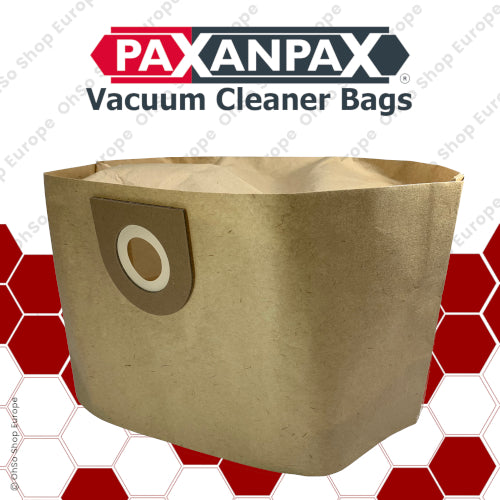 Vax Canister Vacuum Cleaner Compatible Bags | Paxanpax Paper Dust Bags (Pack of 5)