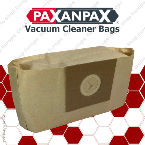 VAX, Sanyo & Goblin Compatible Vacuum Bags | Paxanpax Paper Dust Bags (Pack of 5)