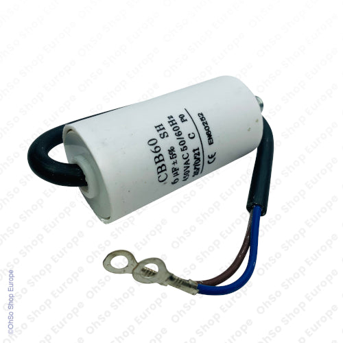 Universal Capacitor With Flylead Wire 6uF / 6 MFD 450 VAC