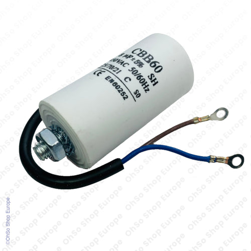 Universal Capacitor With Flylead Wire 8uF / 8 MFD 450 VAC