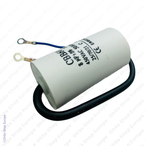 Universal Capacitor With Flylead Wire 8uF / 8 MFD 450 VAC