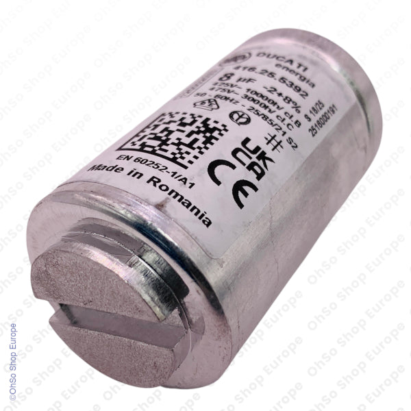 Genuine Electrolux Group Tumble Dryer Capacitor 8uF 450V 1250020334