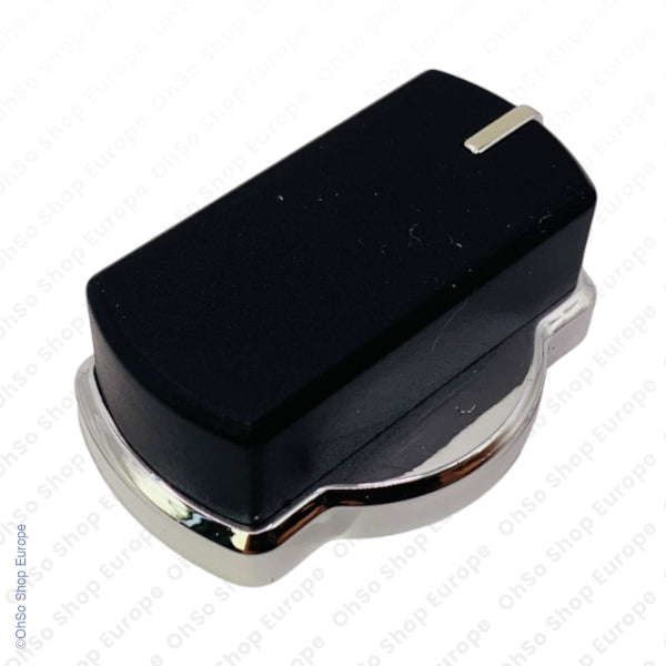083240908 Compatible Gas Hob Control Knob Black Chrome for Belling Stoves