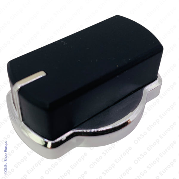 083240908 Compatible Gas Hob Control Knob Black Chrome for Belling Stoves