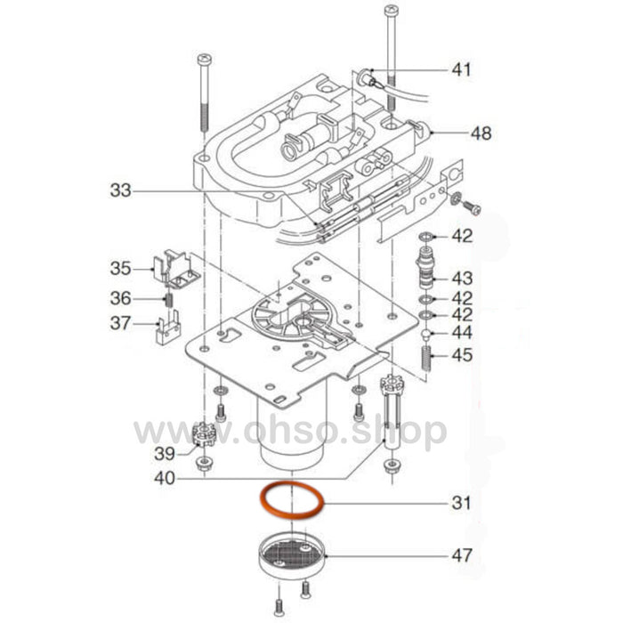 5332149100 Espresso Machine Generator O-Ring Genuine Delonghi