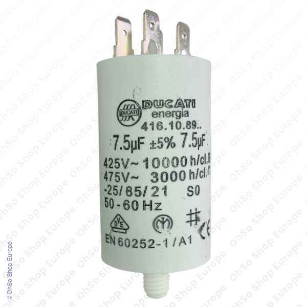 Genuine Hoover Candy 7.5uF Start Capacitor 450V 92215292