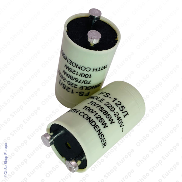 Fluorescent Tube Starter 70W-125W for 6ft & 8ft Fittings (Pack of 2) PPF125JE