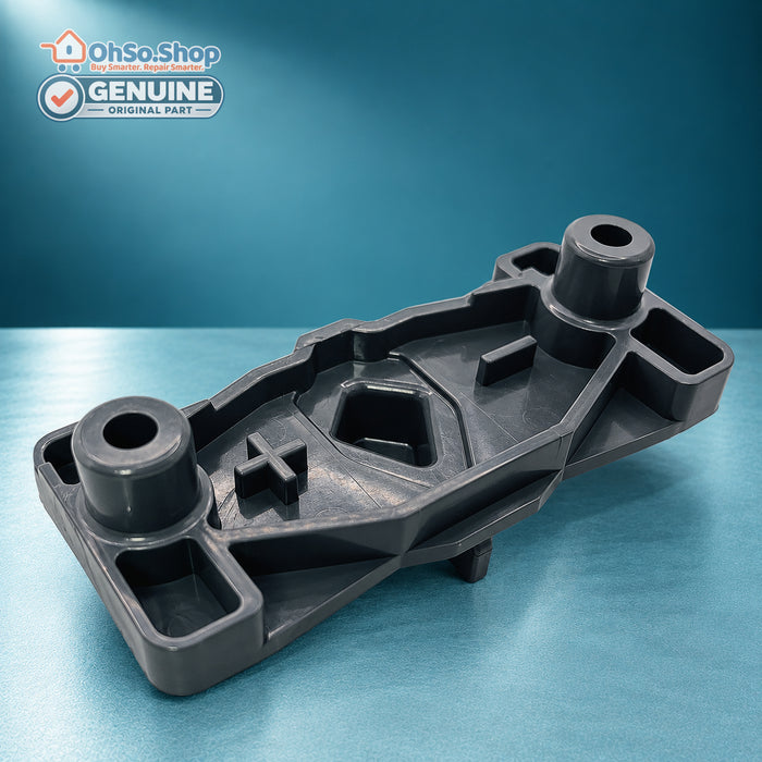 Underside of AEG Electrolux Zanussi dishwasher door latch plate 140035300114
