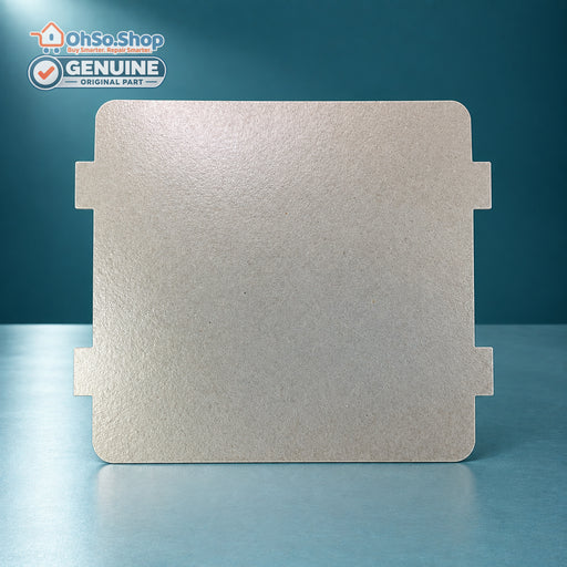 Bosch Neff Siemens microwave mica waveguide cover 606320, 100 x 120mm, flat face and end tags