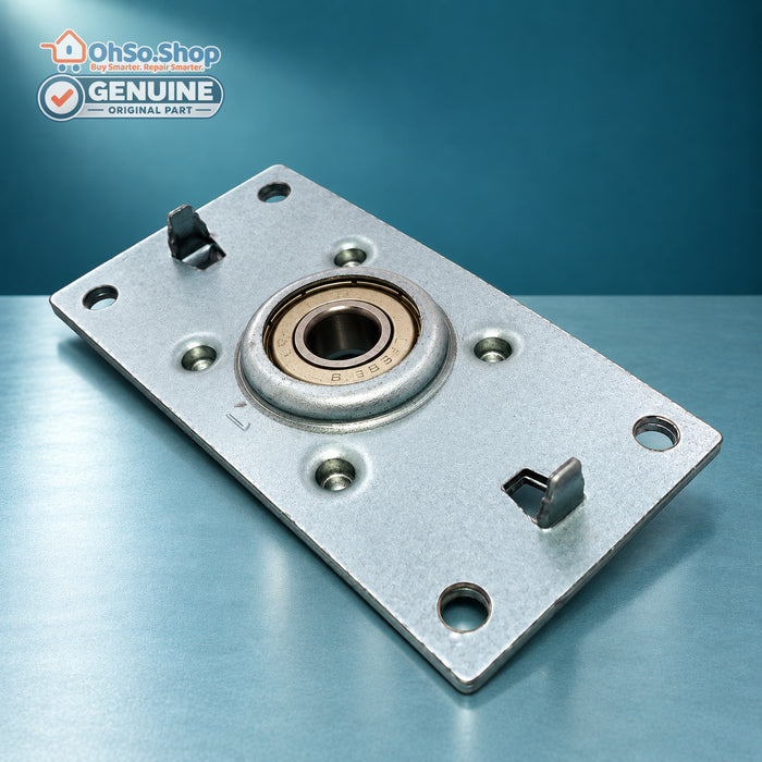 Bush Logik tumble dryer rear bearing and housing 12238200001082, bearing and mounting plate