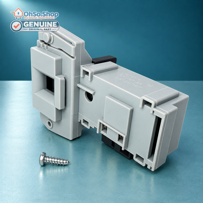Genuine Candy Hoover washing machine door interlock 49030389, side view