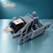 Dishwasher door lock assembly for Hotpoint, Indesit and Ariston, switch terminal detail
