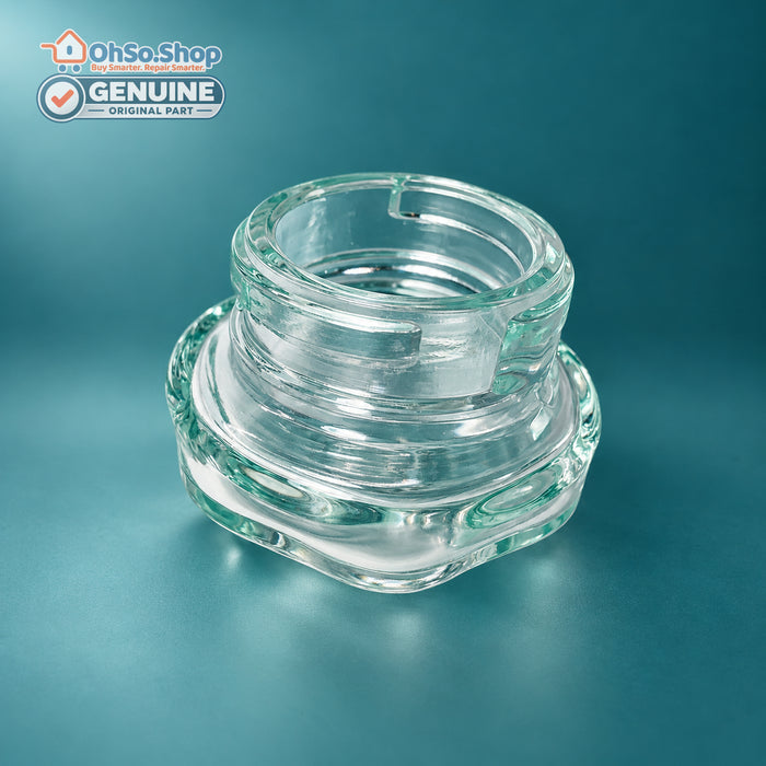 Amica 8002233 oven lamp glass cover showing the fitting