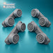 Midea 12176000013102 dishwasher basket guide wheels, pack of four assemblies