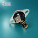 Midea 17400513000455 95°C dryer thermostat, underside view