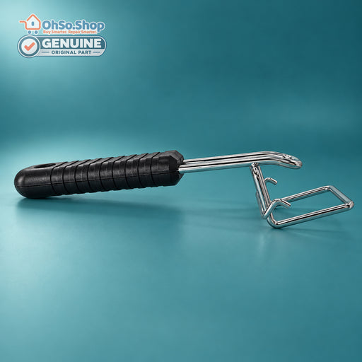 Vestel 37004739 grill pan handle showing the side profile