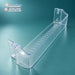 Vestel 42127649 clear fridge bottle shelf, angled view