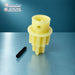 Upright Kenwood Chef Major small pulley showing shaft bore and pin hole, with tension pin, 650350 / KW650350.
