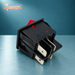 Rear terminals of the red on off rocker switch for Numatic Henry vacuum cleaners