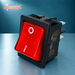 Side view of the red on off rocker switch for Numatic Henry vacuums