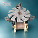 Beko built-in oven fan motor, alternate angled view