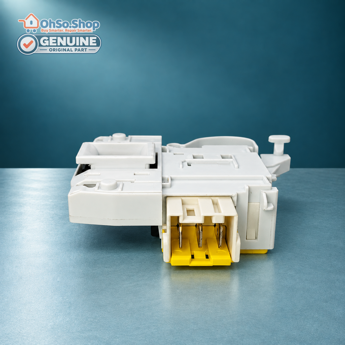 Connector block of the Rold door interlock for Hotpoint and Indesit washing machines