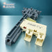 Smeg dishwasher door lock latch 69613C416, electrical connector detail
