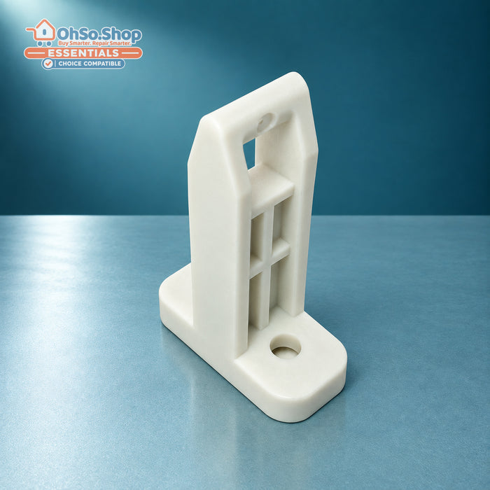 Compatible tumble dryer door catch for AEG, Electrolux and Zanussi, upright view