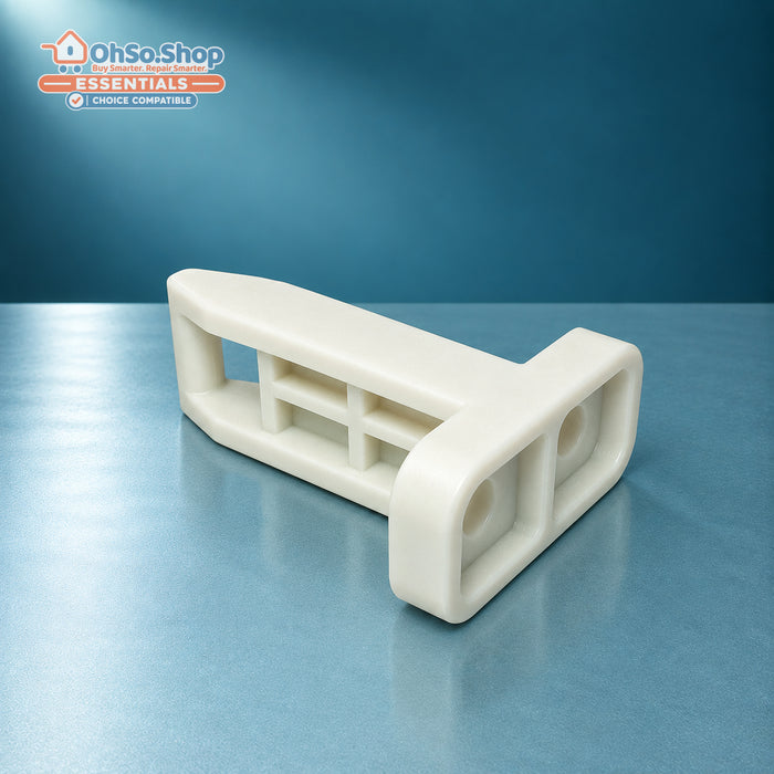 Compatible tumble dryer door catch for AEG, Electrolux and Zanussi, mounting base detail