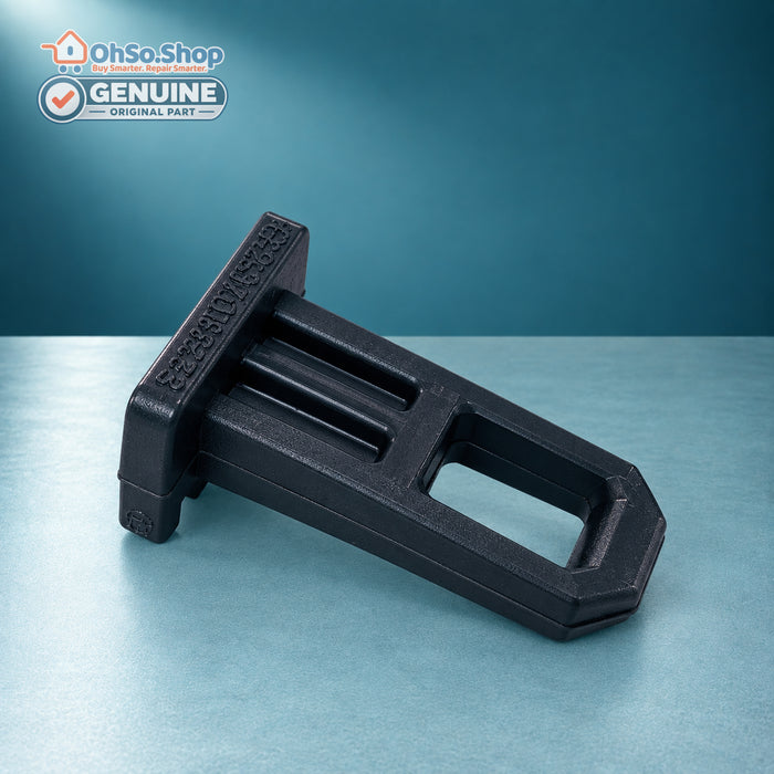 Tumble dryer door latch hook 42214623 for Bush and Logik, side profile