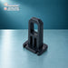 Tumble dryer door latch hook 42214623 for Bush and Logik, upright view