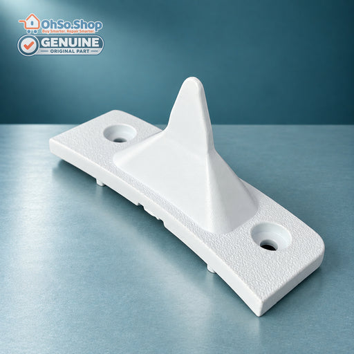 Tumble dryer door striker pin 42190493 for Sharp and Bush, angled view