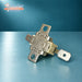 206°C 15A tumble dryer thermal fuse for Hoover Candy - underside and mounting bracket