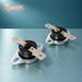 Green spot tumble dryer thermostat pair for Hotpoint and Creda, pair at an angle