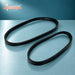Pack of 2 vacuum brush bar belts for Hoover TurboPower 2 and 3, laid flat