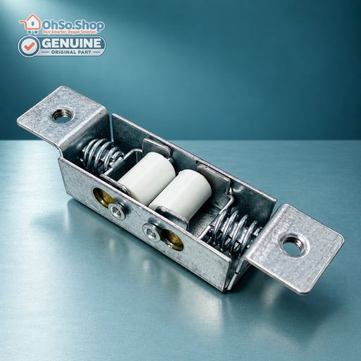Vestel Bush Logik oven door roller catch 37007702, angled white rollers and springs