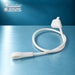 Vestel dishwasher hinge rope 47018037 showing looped eyelet end and white plastic anchor