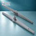 Vestel Kenwood dishwasher upper and lower spray arm set 42153409 and 42151581, angled pair view